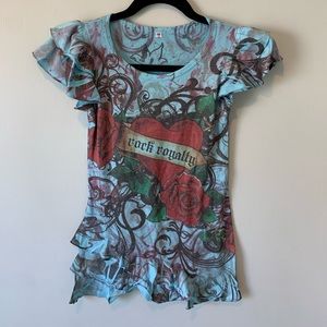 Ruffled Rock Royalty Tee